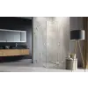 Radaway Essenza Pro White KDD szögletes fehér zuhanykabin 90x80 átlátszó