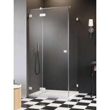 Radaway Essenza Pro White KDJ szögletes fehér zuhanykabin 100x100 átlátszó balos kád, zuhanykabin