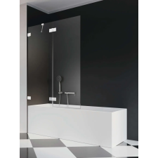 Radaway Essenza Pro White PND II fehér kádparaván 140 átlátszó kád, zuhanykabin