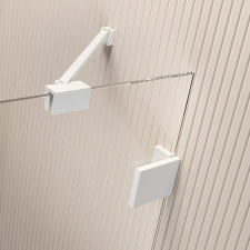 Radaway Essenza Pro White PNJ II fehér kádparaván 70 átlátszó kád, zuhanykabin