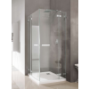 Radaway Euphoria KDD szögletes zuhanykabin 100x100 átlátszó