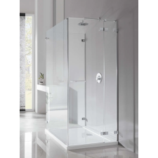 Radaway Euphoria KDJ P szögletes zuhanykabin 80x70 átlátszó balos kád, zuhanykabin