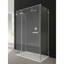 Radaway Euphoria KDJ+S szögletes zuhanykabin 100x70 átlátszó balos kád, zuhanykabin