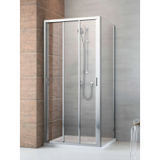 Radaway EVO DW+S zuhanykabin 80x100 átlátszó kád, zuhanykabin