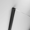 Radaway Furo Black KDJ szögletes fekete zuhanykabin 160x110 átlátszó balos