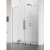 Radaway Furo Brushed Copper DWD szálcsiszolt réz zuhanyajtó 150 átlátszó
