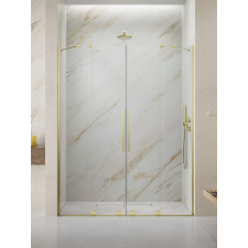 Radaway Furo Brushed Gold DWD szálcsiszolt arany zuhanyajtó 130 átlátszó kád, zuhanykabin