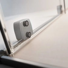 Radaway Furo Brushed GunMetal Walk-in szálcsiszolt fegyvermetál zuhanyfal 150 jobbos átlátszó kád, zuhanykabin