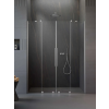 Radaway Furo Brushed Nickel DWD szálcsiszolt króm zuhanyajtó 140 átlátszó