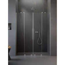 Radaway Furo Brushed Nickel DWD szálcsiszolt króm zuhanyajtó 200 átlátszó kád, zuhanykabin