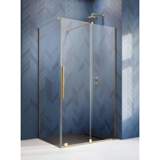 Radaway Furo Gold KDJ szögletes arany zuhanykabin 90B+120 kád, zuhanykabin
