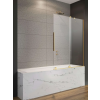 Radaway Furo Gold PND II arany kádparaván 160 átlátszó jobbos