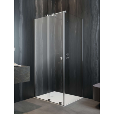 Radaway Furo KDJ RH szögletes zuhanykabin 90x80 átlátszó balos kád, zuhanykabin