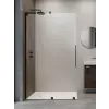 Radaway Furo SL Black Walk-in fekete zuhanyfal 110 átlátszó balos