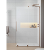 Radaway Furo SL Brushed Copper Walk-in szálcsiszolt réz zuhanyfal 80 átlátszó balos