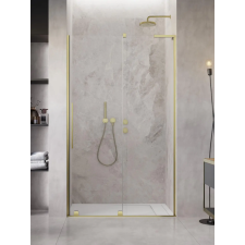 Radaway Furo SL Brushed Gold DWJ szálcsiszolt arany zuhanyajtó 100 átlátszó balos kád, zuhanykabin