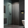 Radaway Furo SL Brushed Gunmetal DWJ szálcsiszolt fegyvermetál zuhanyajtó 120 átlátszó balos