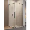 Radaway Furo SL Brushed Gunmetal KDD szögletes szálcsiszolt fegyvermetál zuhanykabin 110x90 átlátszó