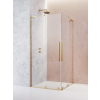 Radaway Furo SL Gold KDD szögletes arany zuhanykabin 110x120 átlátszó