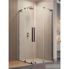 Radaway Furo SL KDD 80J zuhanykabin jobbos zuhanyajtó, szálcsiszolt fegyvermetál 10305080-92-01R kád, zuhanykabin