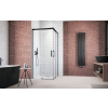 Radaway Idea 8 Black KDD szögletes fekete zuhanykabin 80x120 átlátszó