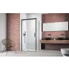 Radaway Idea 8 Black KDJ szögletes fekete zuhanykabin 150x120 átlátszó jobbos