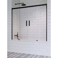 Radaway Idea Black PN DWD 150 kádparaván fekete 10004150-54-01 kád, zuhanykabin