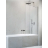 Radaway Idea Brushed Nickel PNJ II szálcsiszolt króm kádparaván 70 átlátszó