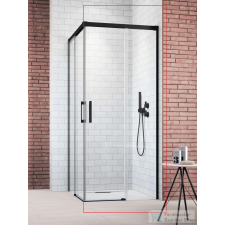 Radaway Idea KDD 100J zuhanykabin jobbos ajtó része, fekete 10370100-54-01R kád, zuhanykabin