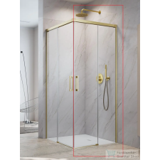 Radaway Idea KDD 110J zuhanykabin jobbos ajtó része, szálcsiszolt arany 10370110-99-01R kád, zuhanykabin