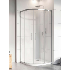 Radaway Idea PDD íves zuhanykabin 100x90 átlátszó kád, zuhanykabin