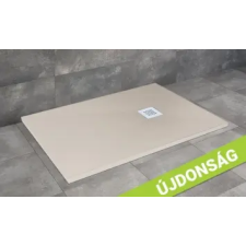 Radaway Kios F szögletes lapos Beige műmárvány zuhanytálca kád, zuhanykabin