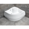 Radaway Korfu A 80x80 íves magasított zuhanytálca 4S88400-03