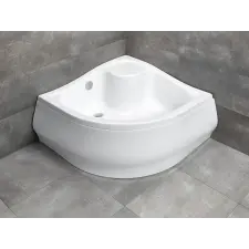 Radaway Korfu A 80x80 íves magasított zuhanytálca 4S88400-03 kád, zuhanykabin