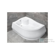 Radaway Korfu E 120x90 íves aszimmetrikus magasított zuhanytálca balos 4E91240-03L kád, zuhanykabin