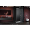 Radaway Modo F II Brushed Nickel Walk-in szálcsiszolt króm zuhanyfal 65 átlátszó