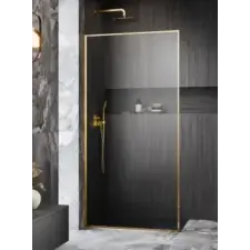 Radaway Modo F II Gold Walk-in arany zuhanyfal 130 kád, zuhanykabin