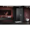 Radaway Modo F SL II Brushed Nickel Walk-in szálcsiszolt króm zuhanyfal 110J