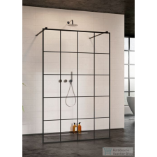 Radaway Modo New Black I Factory 140 zuhanyfal (388144-54-57) kád, zuhanykabin