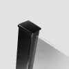 Radaway Modo New Black II 110 zuhanyfal törölközőtartóval, fekete (389114-54-01W)