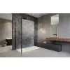 Radaway Modo New Black IV Walk-in fekete zuhanyfal 140x85 átlátszó