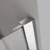 Radaway Modo New Brushed Nickel PNJ II szálcsiszolt króm kádparaván 100 átlátszó