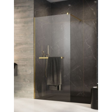 Radaway Modo New Gold II Walk-in arany zuhanyfal 160 törölközőtartóval kád, zuhanykabin