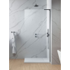 Radaway Modo SL II Brushed Gunmetal Walk-in szálcsiszolt fegyvermetál zuhanyfal 75B