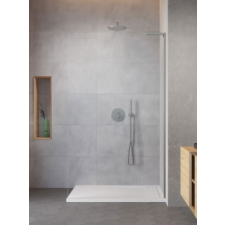 Radaway Modo SL II Brushed Nickel Walk-in szálcsiszolt króm zuhanyfal 85B kád, zuhanykabin