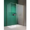 Radaway Modo X Gold III Walk-in arany zuhanyfal 50x50 átlátszó