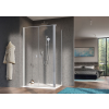 Radaway Nes 8 DWD+S szögletes zuhanykabin 90x75 átlátszó