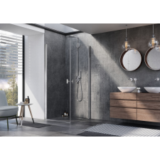 Radaway Nes 8 KDD I szögletes zuhanykabin 100x90 átlátszó kád, zuhanykabin