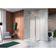 Radaway Nes 8 KDS II szögletes zuhanykabin 100x80 átlátszó jobbos kád, zuhanykabin