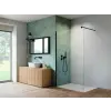 Radaway Nes Black Walk-in II fekete zuhanyfal 70 átlátszó